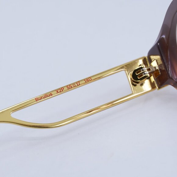 🕶️ New Marni BURULLUS X2P Eyeglasses - Brown Fade/Gold Frame - Picture 9 of 11